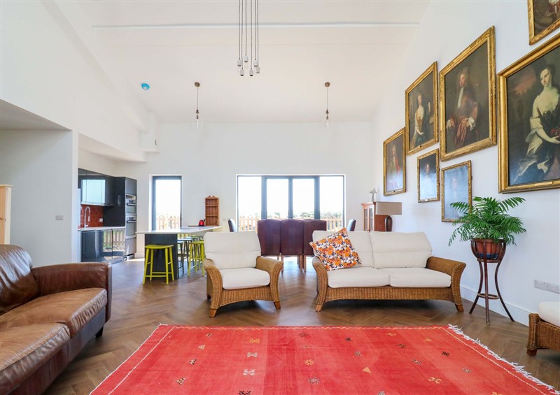 This is the living room at Number 3 The Barn House, Woodham
