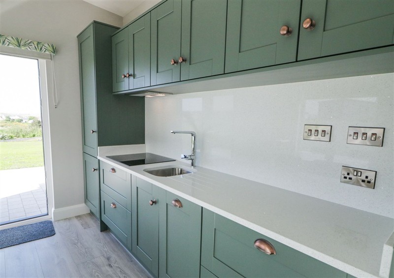 The kitchen at Number 3 Villa - The View, Derrybeg