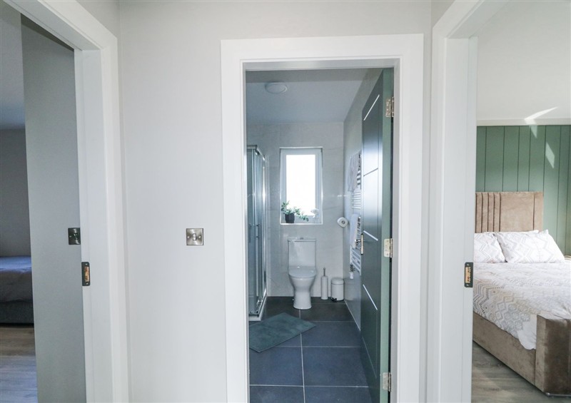 This is a bedroom at Number 3 Villa - The View, Derrybeg