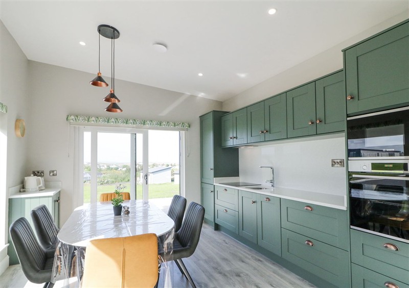 This is the kitchen at Number 3 Villa - The View, Derrybeg