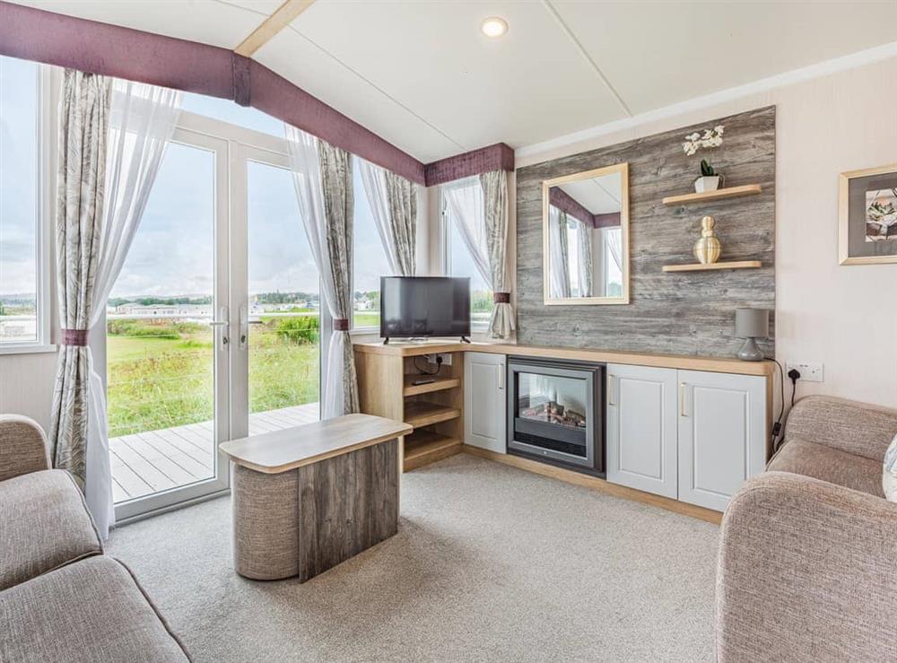 Living area at Number 38A in The Links, near Dornoch, Sutherland