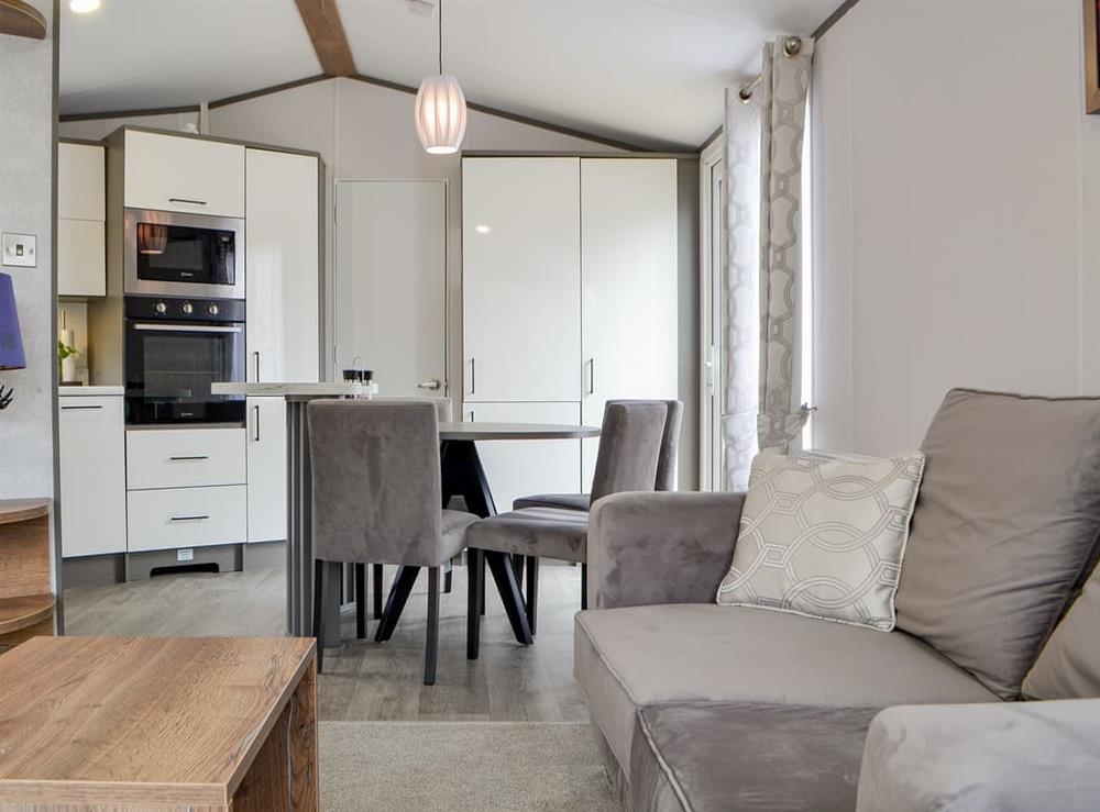 Open plan living space at Number 39 in Brigham, near Cockermouth, Cumbria