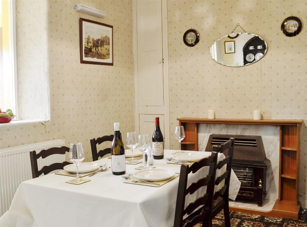 Dining room at Number 4 in Llandeilo, Dyfed