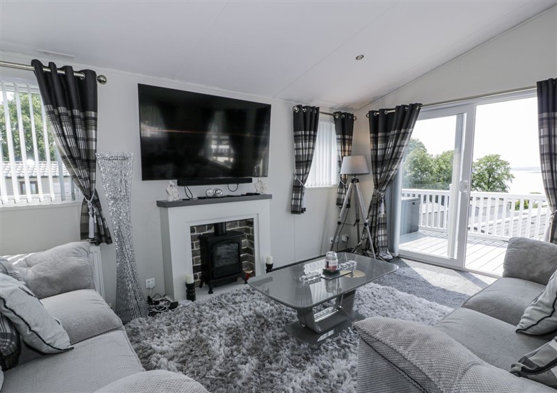 The living room at Number 42, Wemyss Bay