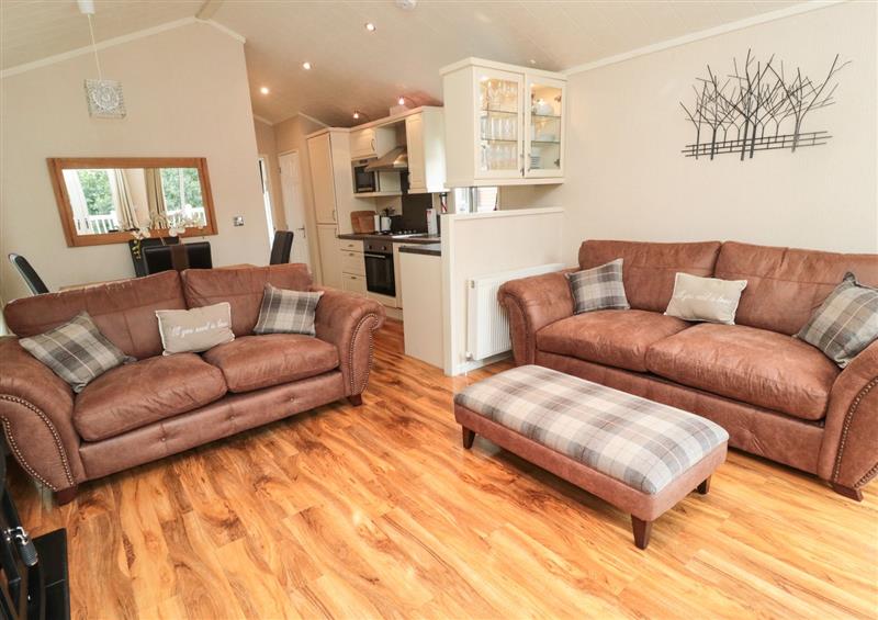 Enjoy the living room at Number 43 Burnside Lodge, Felton
