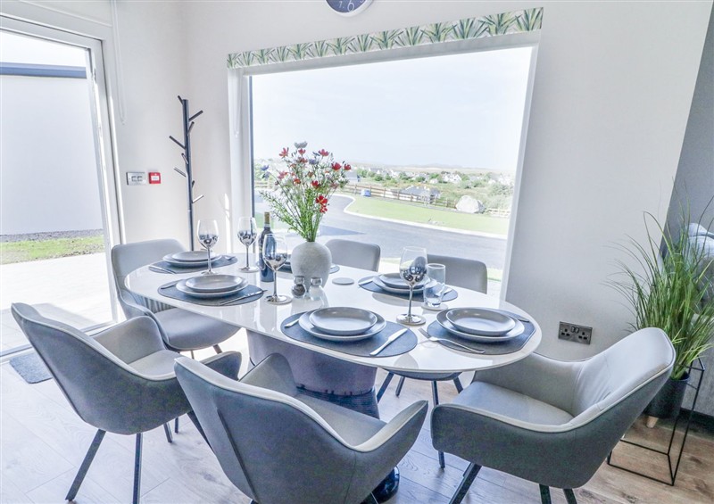 The dining area at Number 5 Villa - The View, Derrybeg