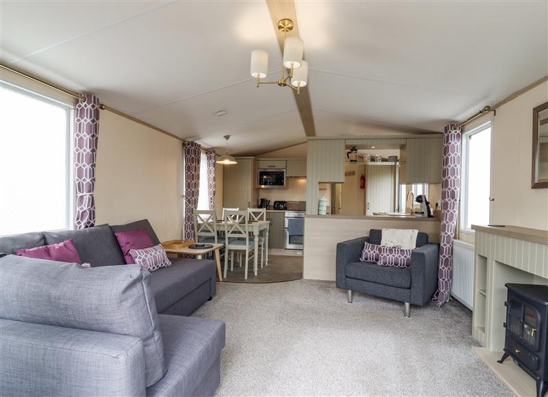 The living area at Number 54, Stonham Aspal