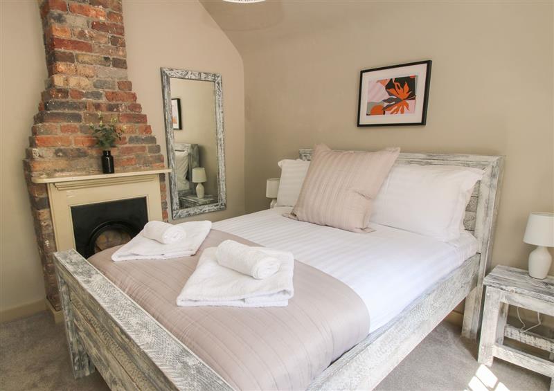 One of the 2 bedrooms at Number 6, Coalbrookdale near Ironbridge