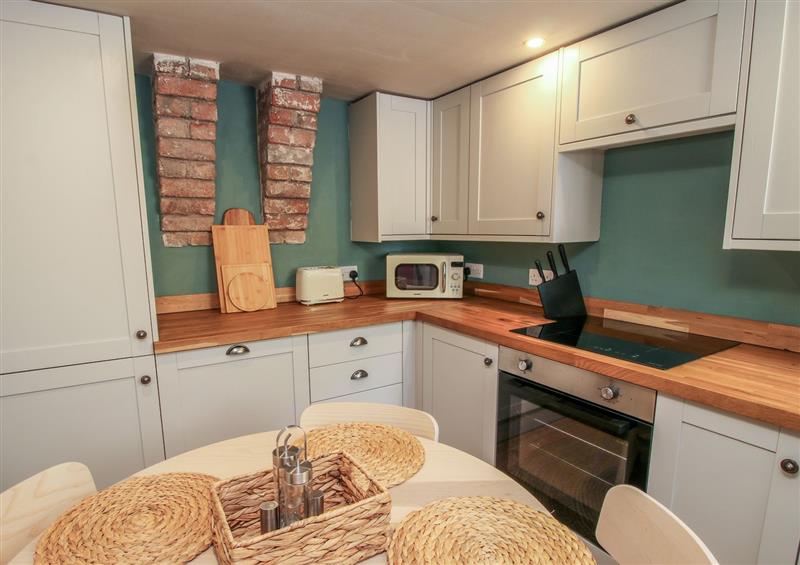 This is the kitchen at Number 6, Coalbrookdale near Ironbridge