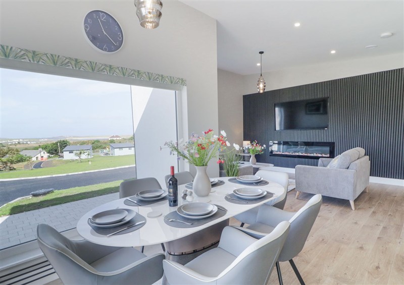 The living room at Number 6 Villa - The View, Derrybeg