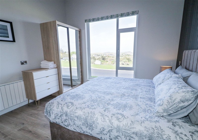 This is a bedroom at Number 6 Villa - The View, Derrybeg
