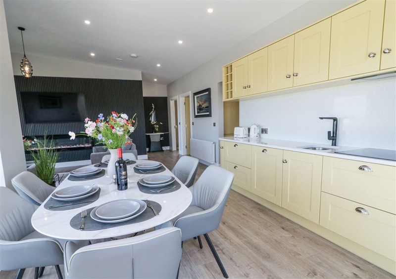 This is the kitchen at Number 6 Villa - The View, Derrybeg