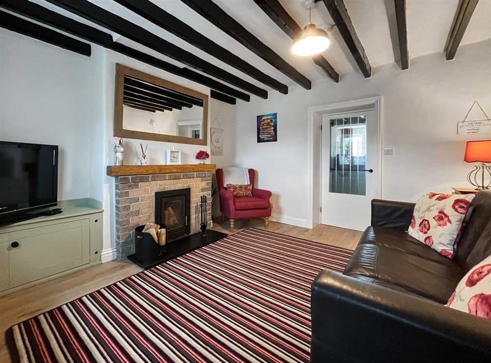 Living area at Number 7 in Rhuddlan, Denbighshire