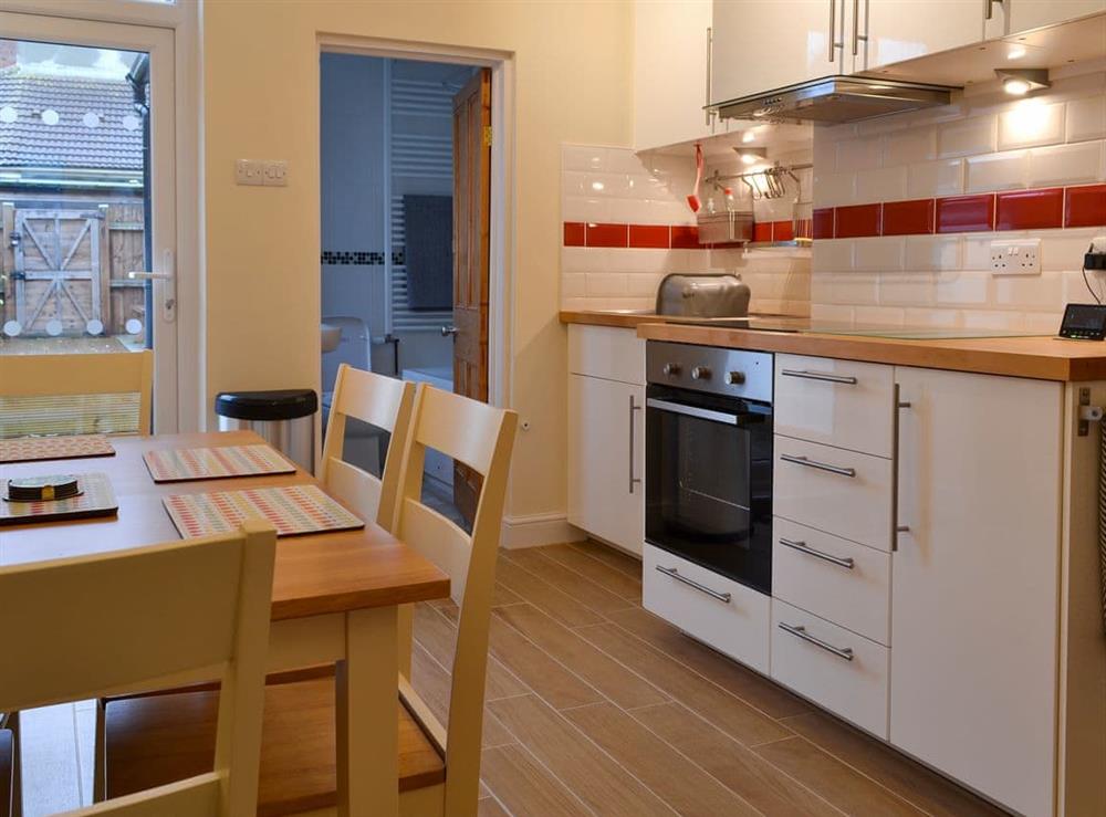 Kitchen and dining area at Number 8 in Sheringham, Norfolk