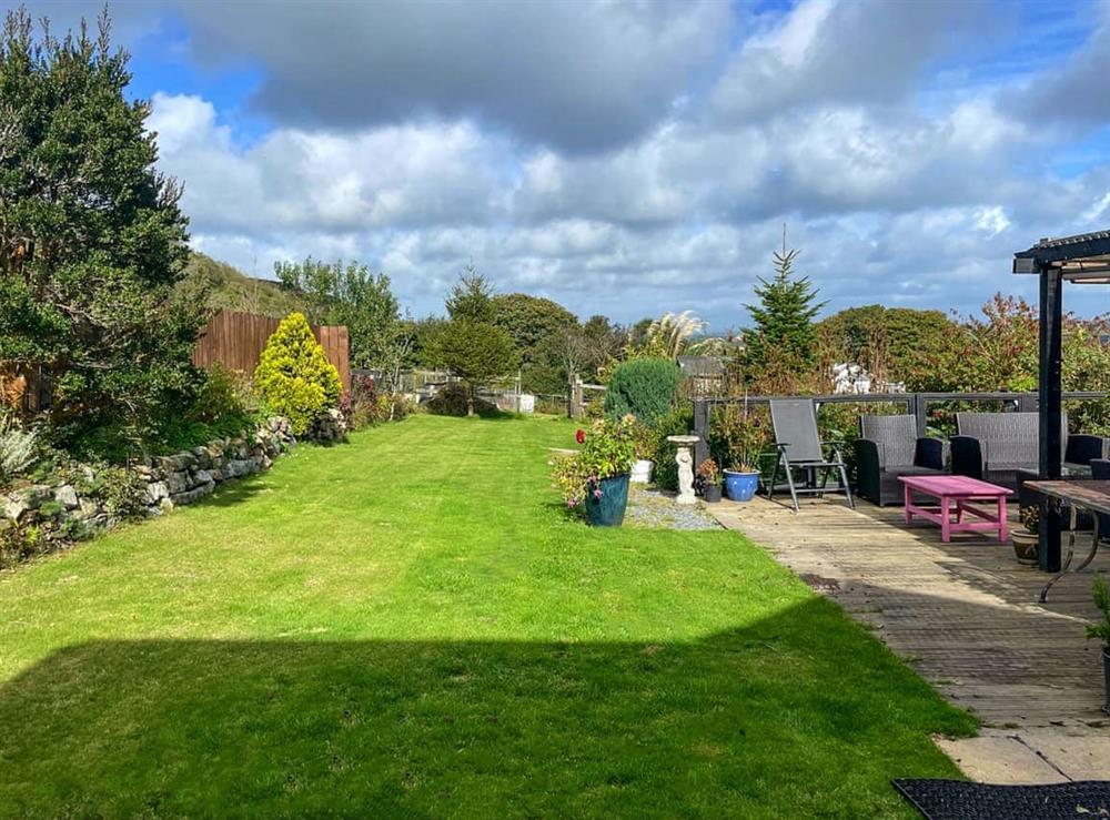 Garden at Number Eight in Stenalees, near St Austell, Cornwall