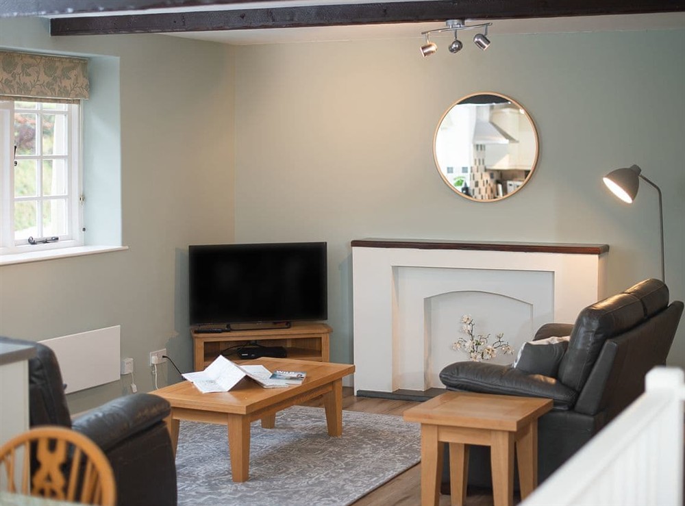 Living area at Number Eight in Tawstock, near Barnstaple, Devon