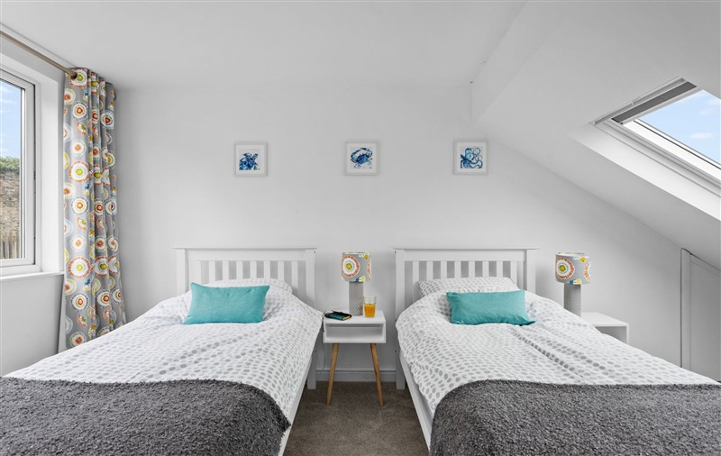 One of the bedrooms at Number Eleven, Devon