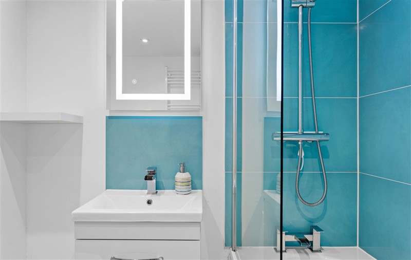 This is the bathroom at Number Eleven, Devon