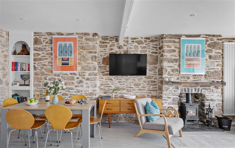 This is the dining room at Number Eleven, Devon