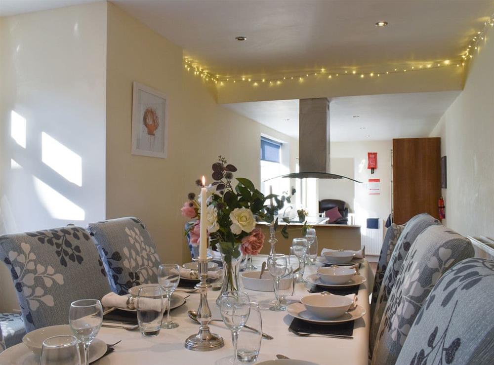 Dining Area at Number Five in Filey, North Yorkshire