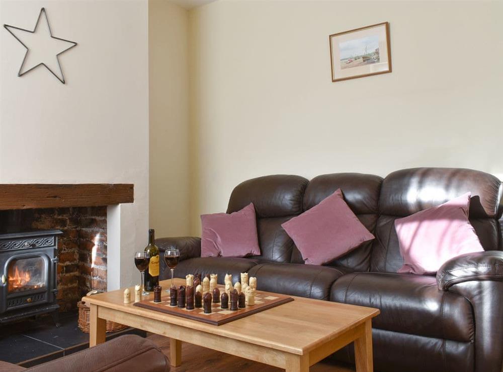 Living area at Number Five in Filey, North Yorkshire