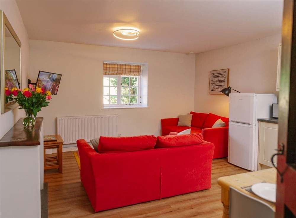 Open plan living space at Number Five in Tawstock, near Barnstaple, Devon