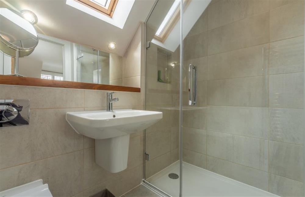 First floor: En-suite shower room at Number One, Burnham Market near Kings Lynn