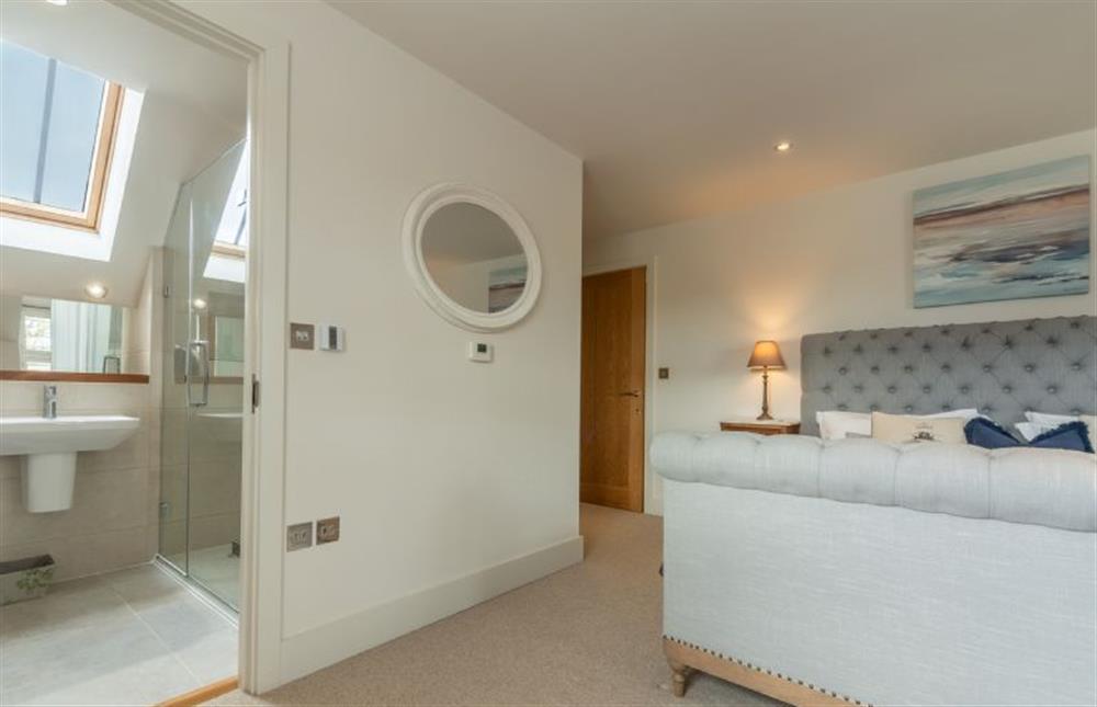 First floor: The master bedroom has en-suite shower room (photo 2) at Number One, Burnham Market near Kings Lynn