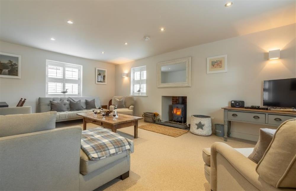 Ground floor: Spacious luxury sitting room at Number One, Burnham Market near Kings Lynn