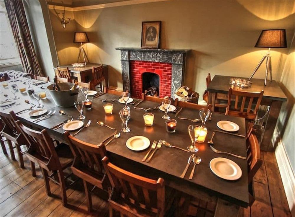 Dining room at Number One The Terrace in Windermere, Cumbria