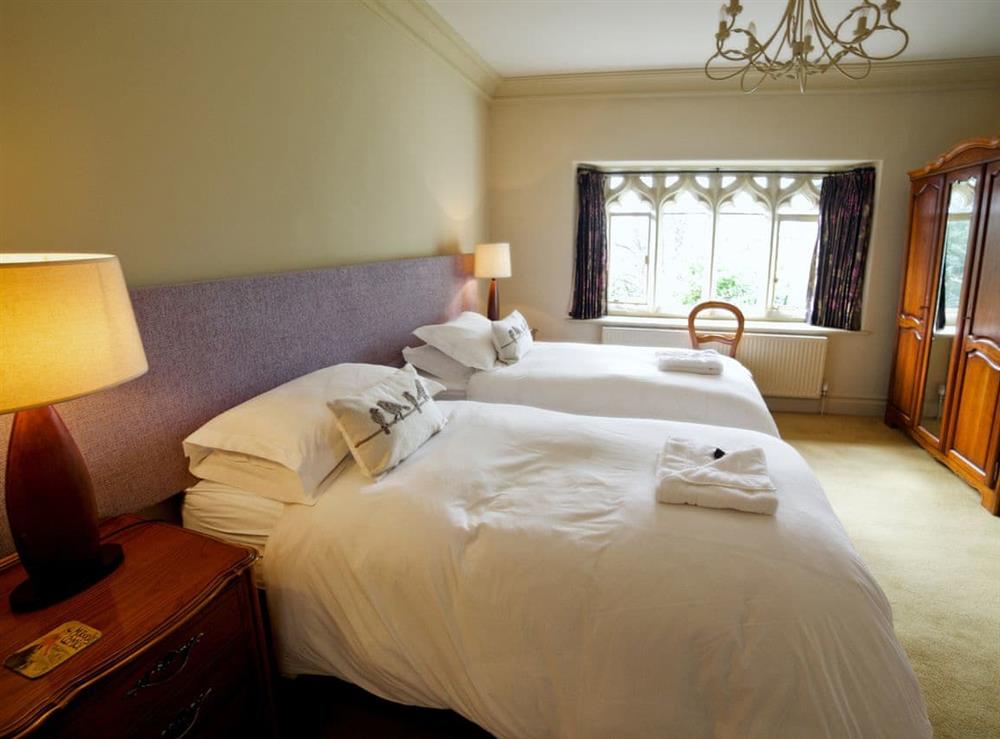 Twin bedroom at Number One The Terrace in Windermere, Cumbria