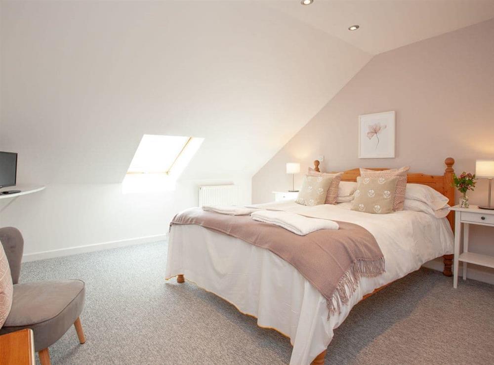 Double bedroom at Nunney in Witham Friary, Frome, Somerset., Great Britain