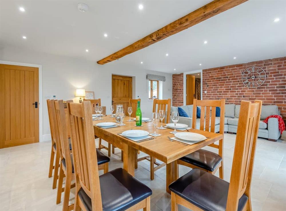 Dining Area at Nupton Hop Kiln in Canon Pyon, near Hereford, Herefordshire