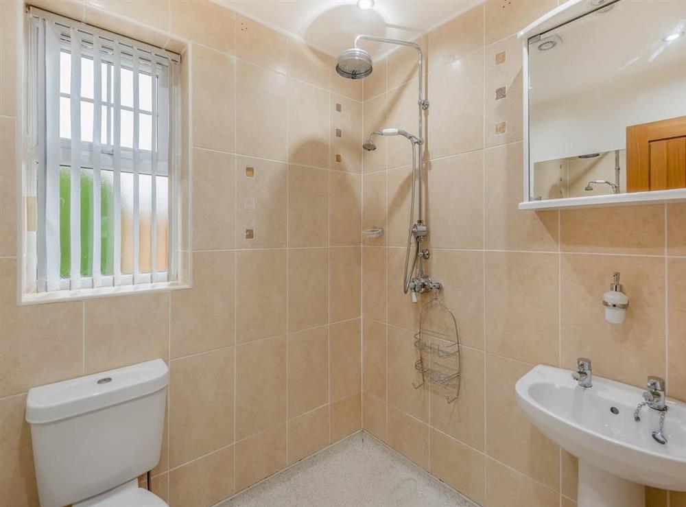 Shower room at Nurseries Cottage in Mumby, Lincolnshire