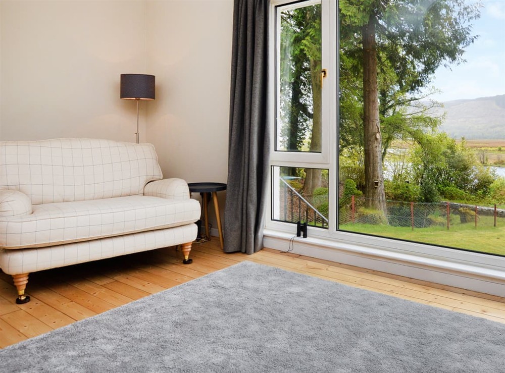 Living room at Nursery Cottage in Kilmun, Argyll
