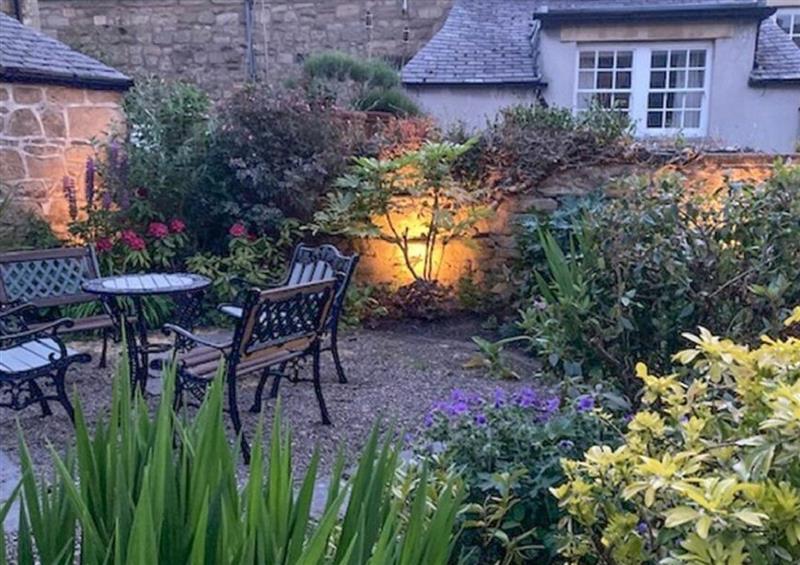 This is the garden at Nurses Cottage, Alnwick