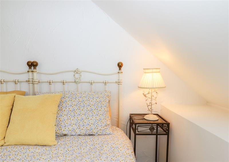 One of the bedrooms at Nuthatch Cottage, Sourton near Okehampton