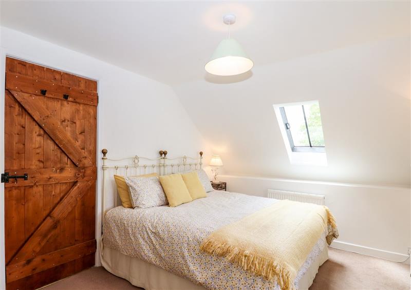 This is a bedroom at Nuthatch Cottage, Sourton near Okehampton