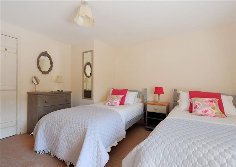 One of the bedrooms at Nutwood, Charmouth