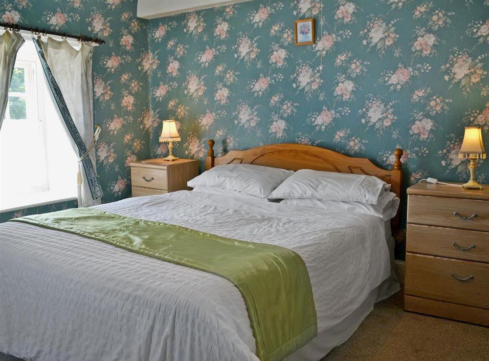 Comfortable double bedroom at Nyffryn Bella in Nefyn, near Pwllheli, Gwynedd