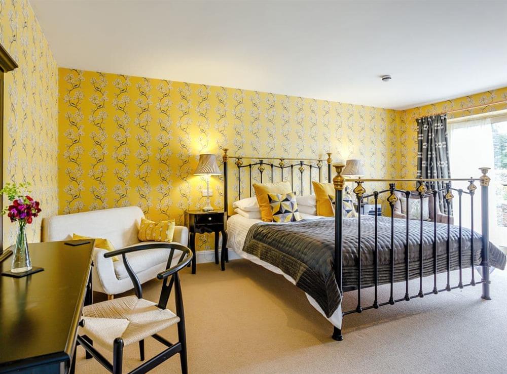 Double bedroom at Nyland Manor in Draycott, near Cheddar, Somerset