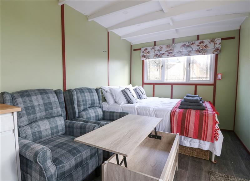 Relax in the living area at Nyth Y Bioden (Magpies Nest), Llanaelhaearn near Trefor