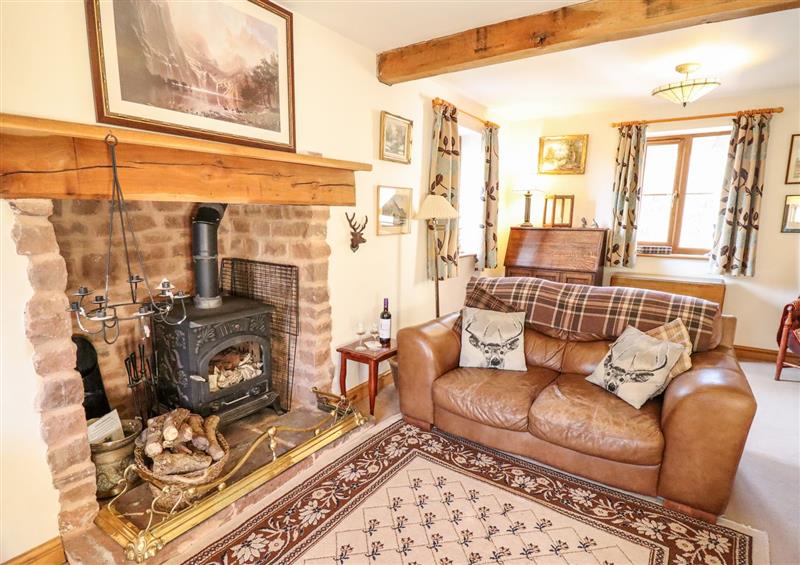 Relax in the living area at Oak Bank Cottage, Longhope