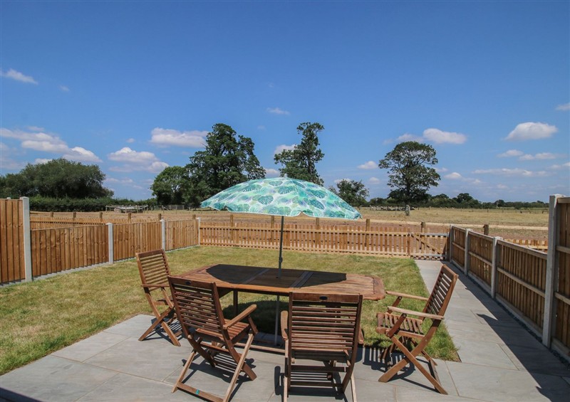 The garden in Oak Barn at Oak Barn, Northwood near Wem