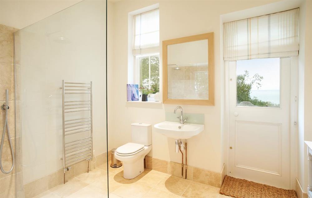Second cloakroom with walk in shower at Oak Cliff Place, Ryde