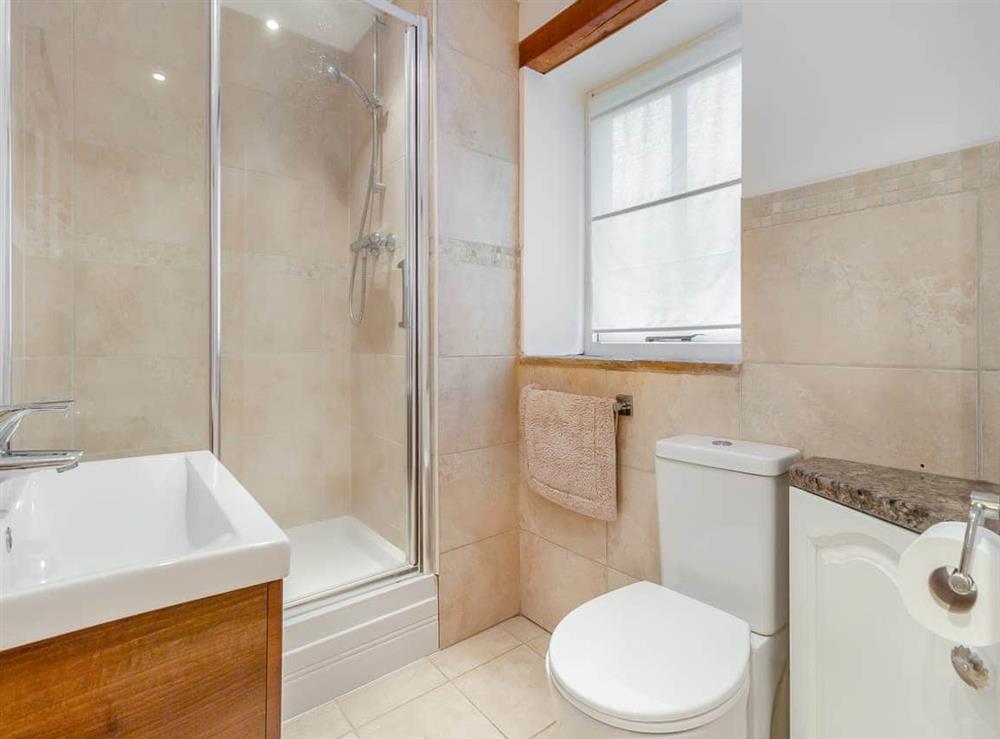 Shower room at Oak Cottage in Abergavenny, Gwent