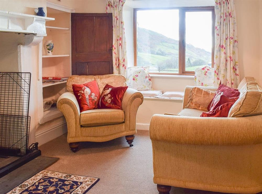 Cosy living room at Oak Cottage in Ambleside, Cumbria