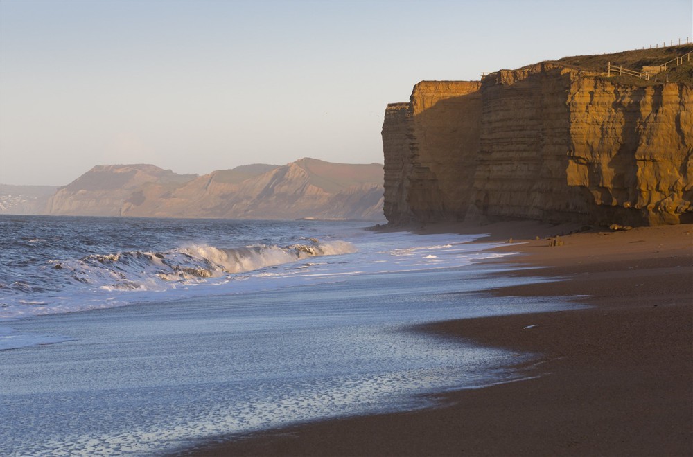 Hive Beach East Side at Oak Cottage in Bridport, Dorset