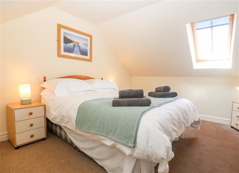 One of the bedrooms at Oak Cottage, Dinas Dinlle near Caernarfon