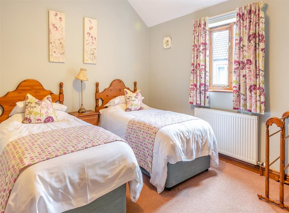 Twin bedroom at Oak Cottage in Louth, Lincolnshire